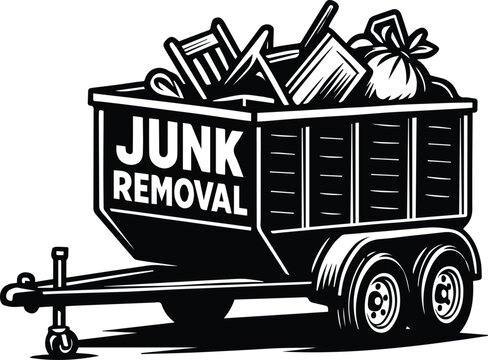 Junk removal trailer